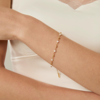 Saridews Natural Freshwater Pearl Bracelet
