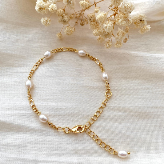 Saridews Natural Freshwater Pearl Bracelet