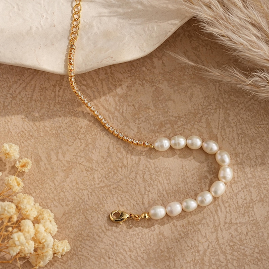 Dainty Pearl Bracelet for Bridesmaids